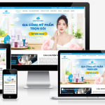 Theme WordPress – Gia công mỹ phẩm