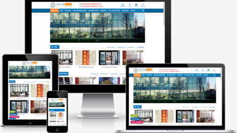 Theme WordPress - Cơ khí, nhôm kính