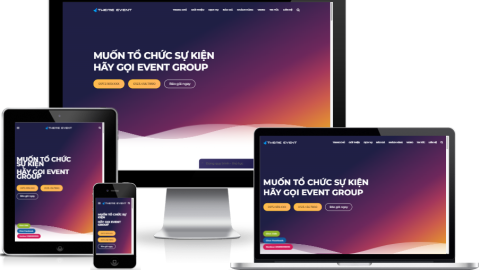 Theme WordPress - Công ty tổ chức sự kiện 07