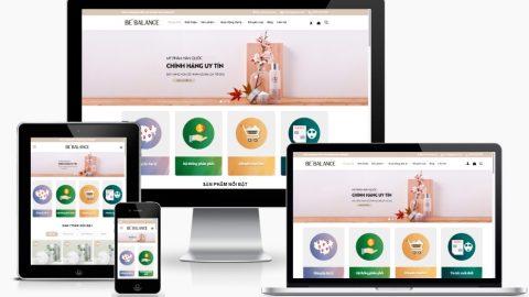 Theme WordPress - Shop mỹ phẩm 01