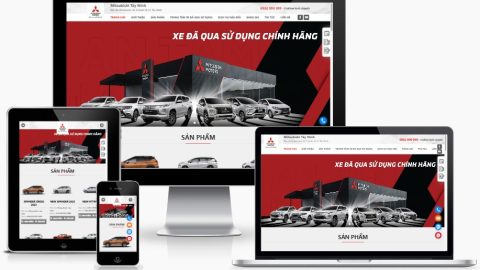 Theme WordPress - Bán ô tô Misubishi 02
