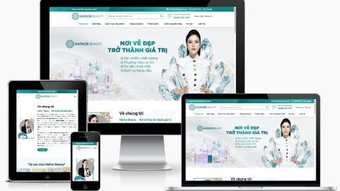 Theme WordPress - Shop mỹ phẩm 02