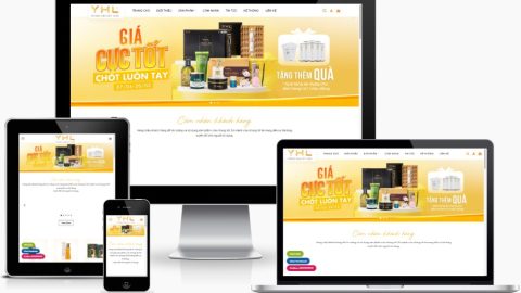 Theme WordPress - Mỹ phẩm 05
