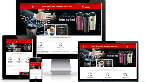 Theme WordPress landing page - Giới thiệu máy lọc khí