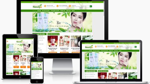 Theme WordPress - Mỹ phẩm 06