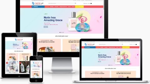 Theme WordPress - Mỹ phẩm 07