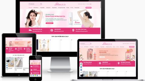 Theme WordPress - Mỹ phẩm 08