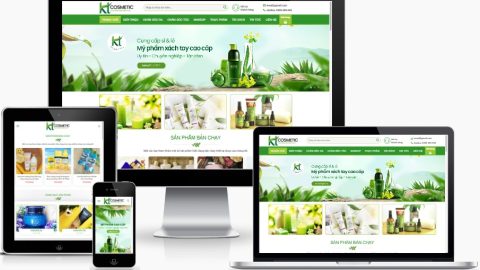 Theme WordPress - Mỹ phẩm 09