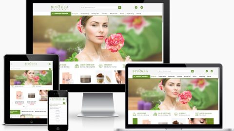 Theme WordPress - Mỹ phẩm 11