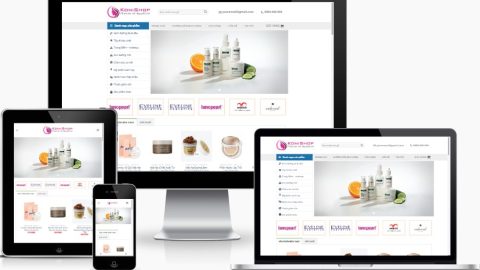 Theme WordPress - Mỹ phẩm 12