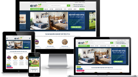 Theme WordPress - Bán hàng bàn ghế, nội thất