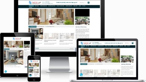 Theme WordPress - Công ty thiết kế, thi công nội thất 04