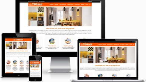 Theme WordPress - Công ty thiết kế kiến trúc, nội thất