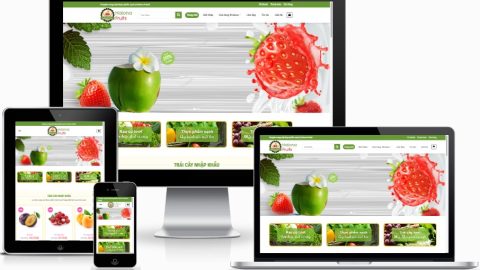 Theme WordPress - Bán trái cây, hoa quả nông sản