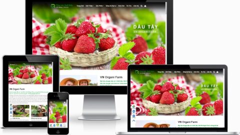 Theme WordPress - Nông sản 02