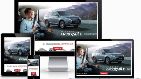 Theme WordPress Landing page - Giới thiệu ôtô