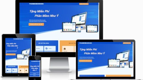 Theme WordPress Landing page - Giới thiệu phần mềm 02