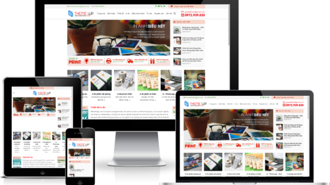 Theme WordPress - Dịch vụ thiết kế, in ấn 03