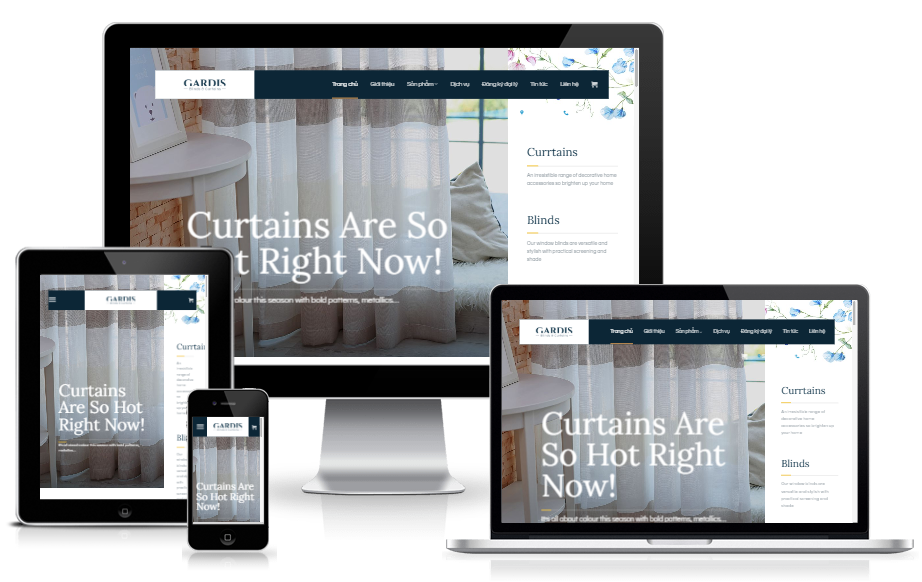 Theme WordPress - Bán rèm cửa 02