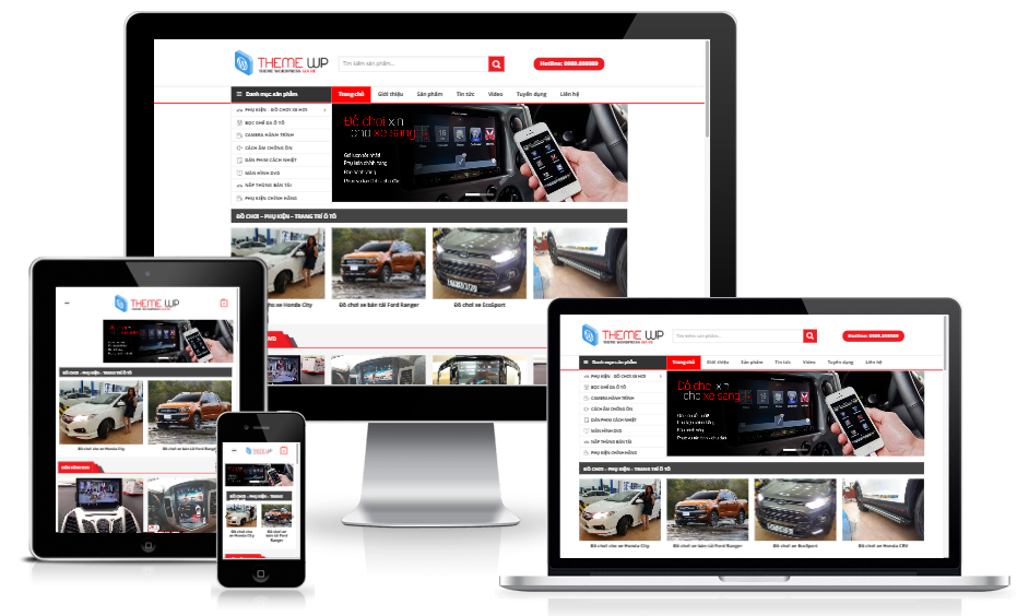 Theme WordPress - Bán phụ kiện, đồ chơi ô tô