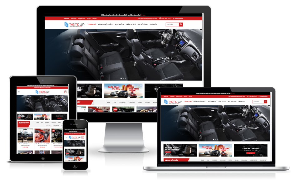 Theme WordPress - Bán nội thất ô tô