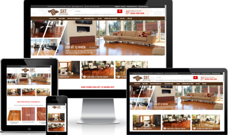 Theme WordPress - Nội thất, sàn gỗ