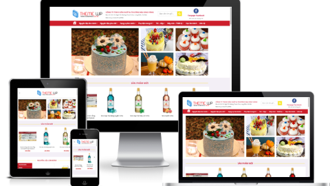 Theme WordPress - Bán nguyên liệu, dung cụ làm bánh 03