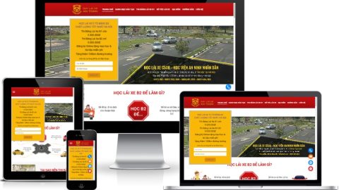 Theme WordPress - Trung tâm đào tạo lái xe