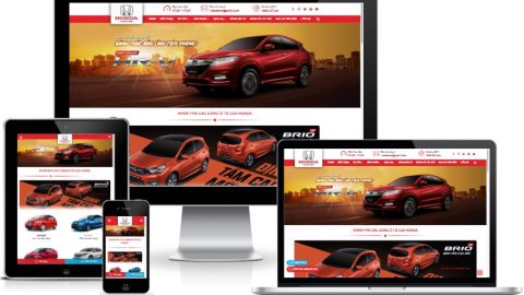 Theme WordPress - Bán ô tô Honda 03
