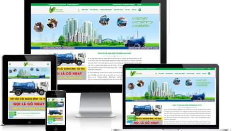 Theme WordPress - Hút hầm cầu