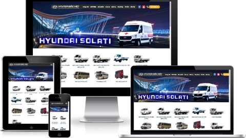 Theme WordPress - Bán ô tô Hyundai