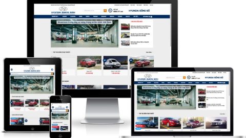 Theme WordPress - Bán xe Hyundai 02