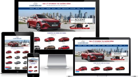 Theme WordPress - Bán xe Hyundai 03