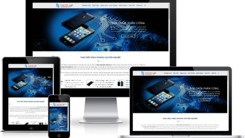 Theme WordPress - Dịch vụ sửa chữa, thay kính điện thoại