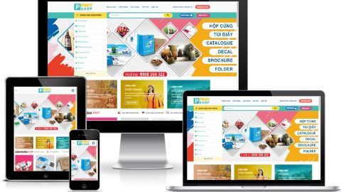 Theme WordPress - In ấn, thiết kế