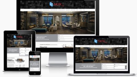 Theme WordPress - Công ty kiến trúc 02