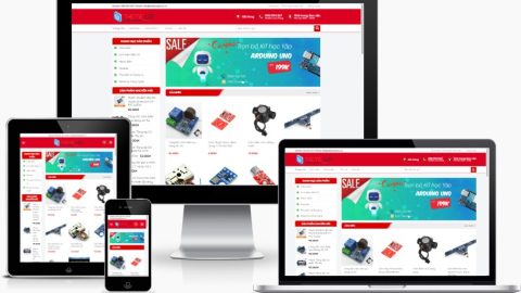 Theme wordpress - Bán linh kiện điện tử