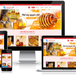 Theme WordPress – Bán mật ong 02