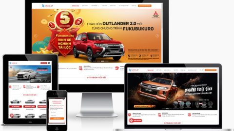 Theme WordPress - Bán ô tô Misubishi
