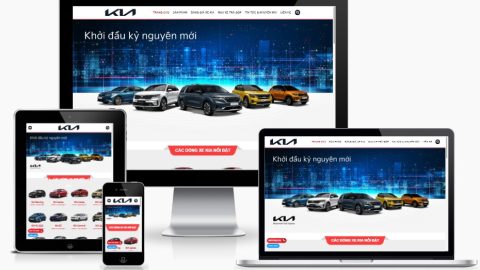 Theme WordPress - Mẫu bán ô tô KIA